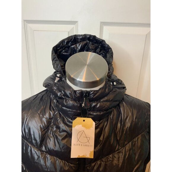 Moncler Grenoble Black Puffer Polar Fleece Hooded Zip-Up Cardigan Jacket Size XL - Picture 7 of 16